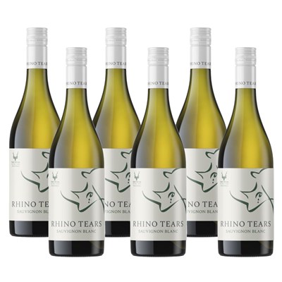 Case of 6 Rhino Tears Sauvignon Blanc 75cl White Wine Wine
